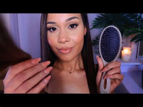 ASMR Tingly Hair Play To Help You Fall Asleep Hair Brushing Scalp