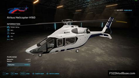 Airbus Helicopter H Farming Simulator Mod Ls Mod Fs Mod