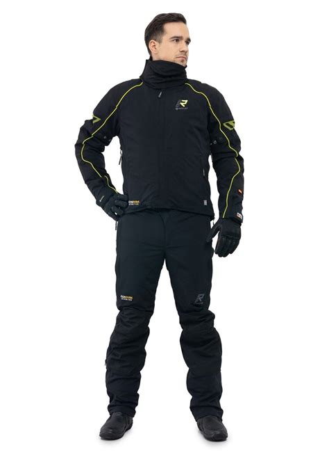 Rukka Comfo R Jacket Black Yellow Gr Gore Tex Motorradjacke