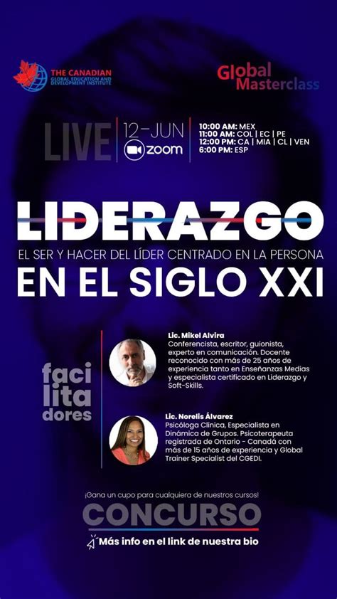 Masterclass Online Liderazgo En El Siglo Xxi Cgedi