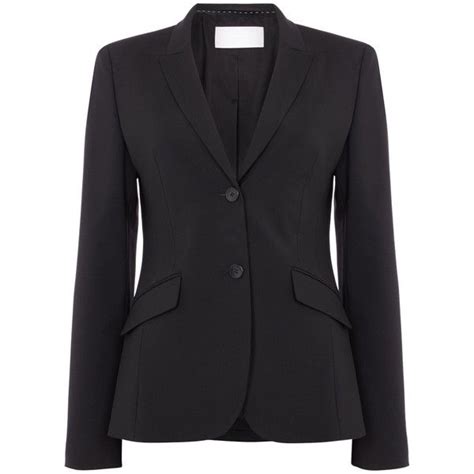 Hugo Boss Julea Wool Stretch Button Suit Jacket Liked On