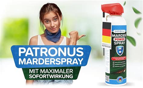 Patronus Marderspray F R Auto Dachboden Garten Ml Sofort