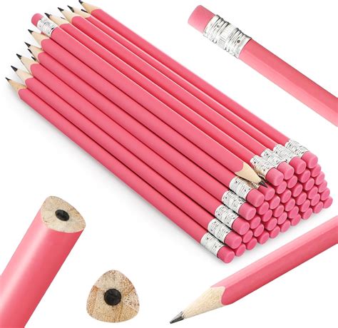 Amazon Yeaqee 100 Pcs Baby Shower Triangle Wood Pencils Gift HB