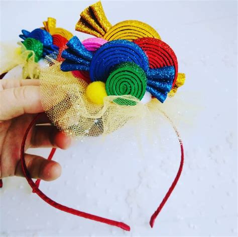 Ободок с конфетками 🍭🍬 | Ободок, Костюмы своими руками, Карнавальные ...