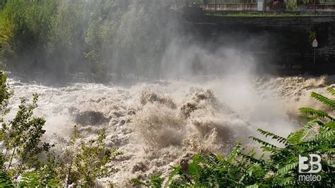 Video Meteo Cronaca Meteo Diretta Video Piena Del Fiume Brembo B