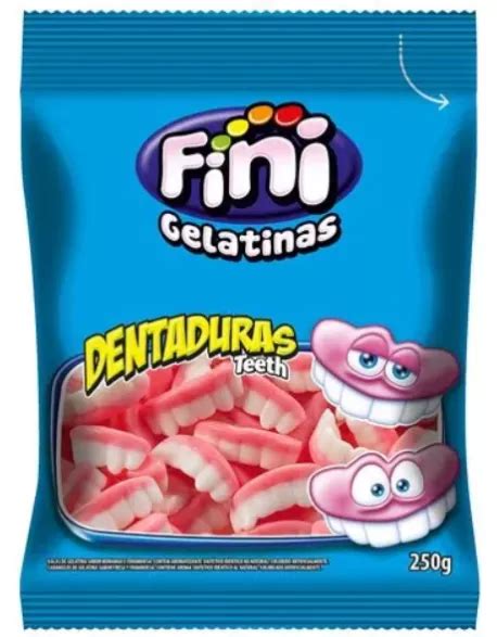 Bala De Gelatina Dentaduras 250g