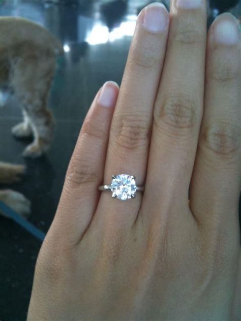 Jewelry - 2 Carat Engagement Rings On Hand 5 #2741380 - Weddbook