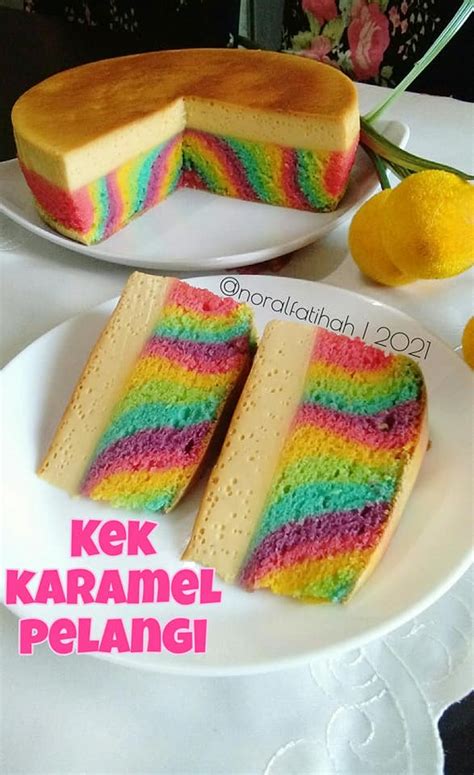 Resepi Kek Pelangi Kukus Sukatan Cawan Resipi Kek Marble Moist Sedap