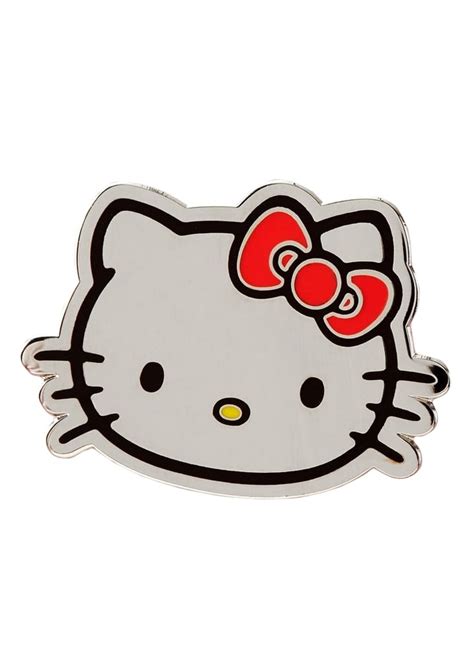 Punky Pins Classic Hello Kitty Enamel Pin Attitude Clothing