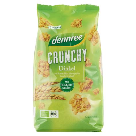 Bio Dinkel Crunchy Von Dennree Bei Greenist De