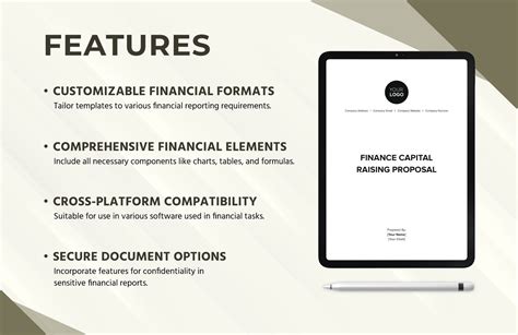 Finance Capital Raising Proposal Template In Word Pdf Google Docs