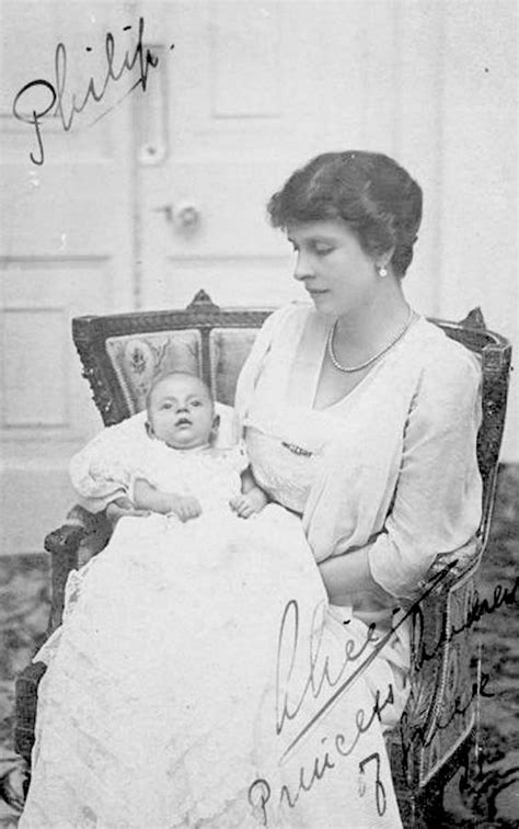 1921 Alice Of Greece With Infant Prince Philip Grand Ladies Gogm