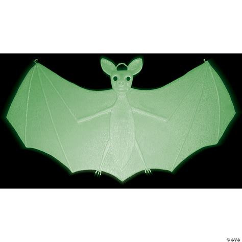 Glow In The Dark Hanging Bat Decoration Halloween Express