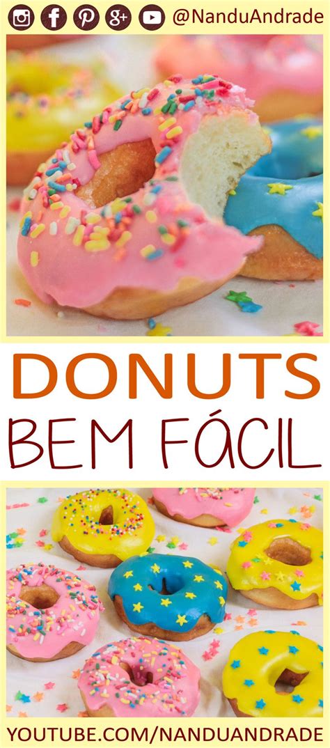 Aprenda Como Fazer Donuts Super F Cil E Bem Fofinho Rosquinha Donuts