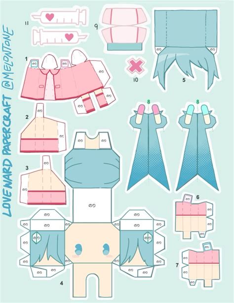 Pin By Kenny On Miku Paper Dolls Paper Doll Template Paper Crafts