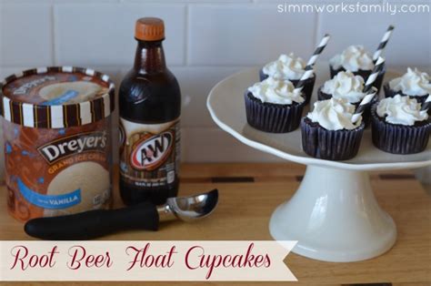 Root Beer Float Cupcakes