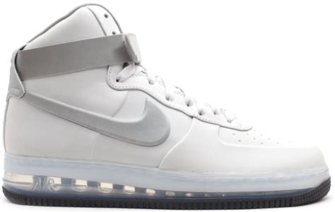 Nike Air Force 1 Lux Max Air Pearl Collection In White/Metallic Silver ...