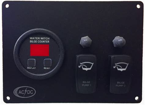 Bilge Pump Counter Panel With Digital Cycle Counter For Pumps