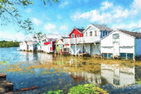 Boathouses Photograph By Pam Holdsworth Fine Art America