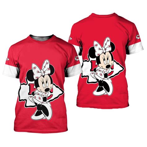 Kansas City Chiefs Minnie Mouse Limited Edition Unisex T Shirts