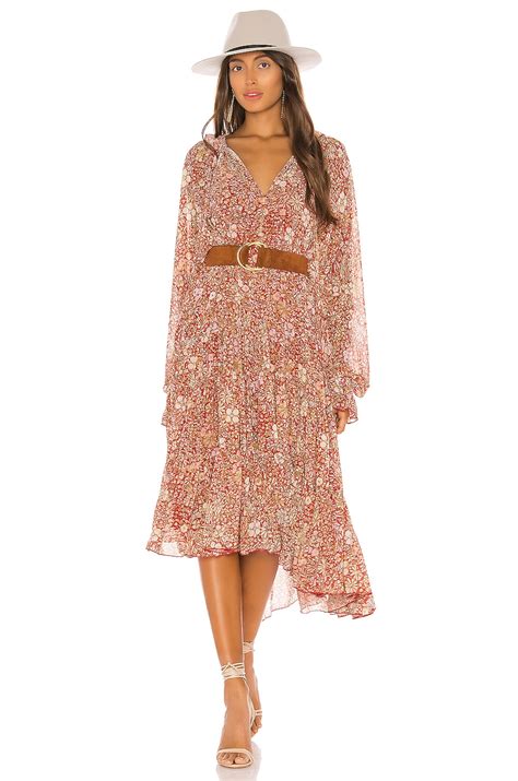 Free People Feeling Groovy Maxi Dress In Red Revolve