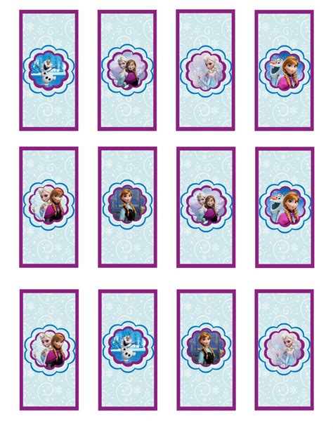 Free Printable Frozen Labels Oh My Fiesta In English