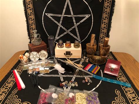 Beginner Witch Kit Baby Witch Wiccan Witchcraft Starter Etsy