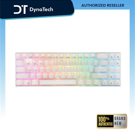 Royal Kludge RK71 White Wired / Wireless RGB 70% Compact 71 Keys ...