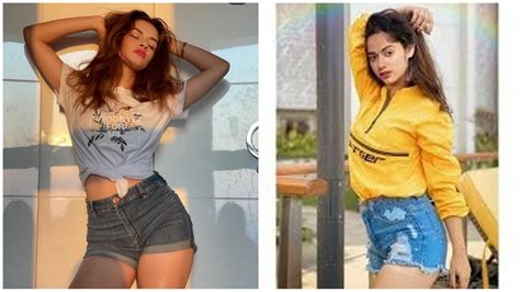 Avneet Kaur Vs Jannat Zubair Who Paired The Best Crop Tops With Denim Shorts Find Out