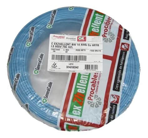 Cable Cu Ais Libre De Haloge No Azul Exzhellent Bw Edelco