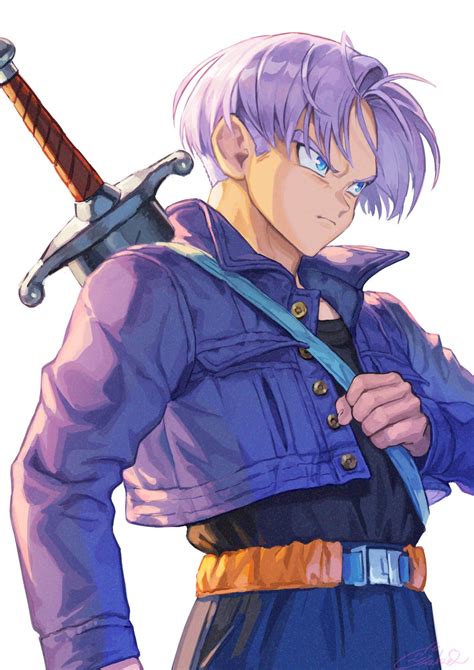 Future Trunks Long Hair Sword