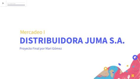 Proyecto Final Mercadeo I