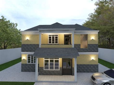 Floor Plan 4 Bedroom Maisonette House Plans Kenya