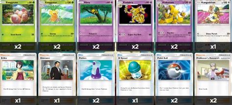 Pokémon Pocket los 7 mejores mazos de Alakazam sin cartas EX