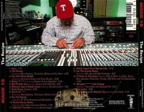 Mack 10 The Recipe Cd Rap Music Guide