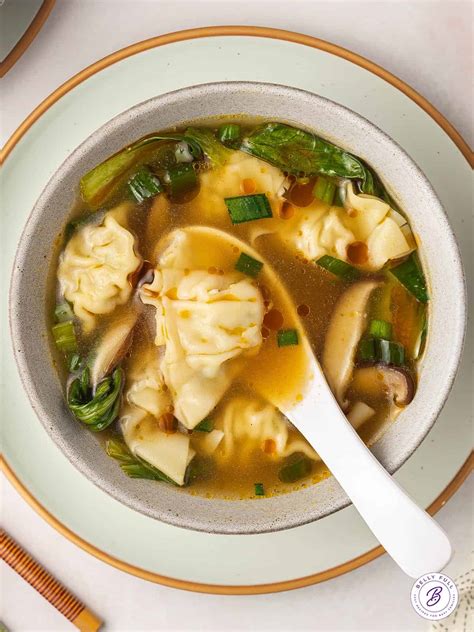 Quick & Easy Wonton Soup Recipe - Belly Full