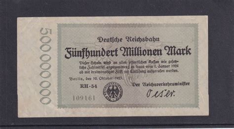 Weimarer Republik Reichsbahn Berlin Millionen Mark