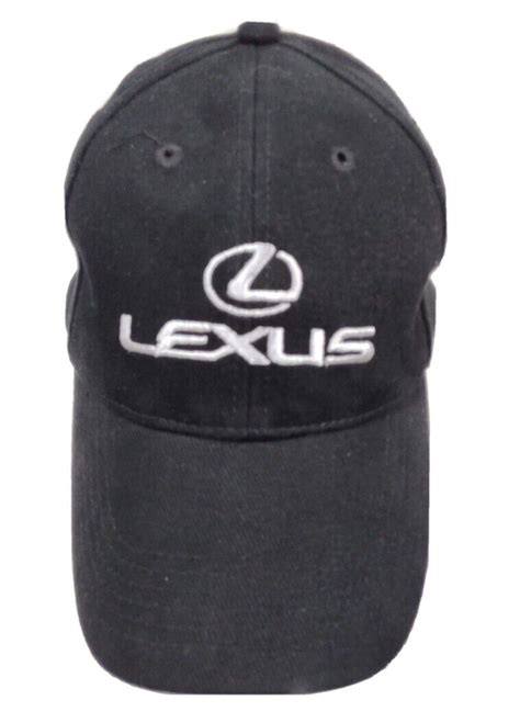 Lexus Automobile Black Strapback Hat Luxury Car Colle Gem