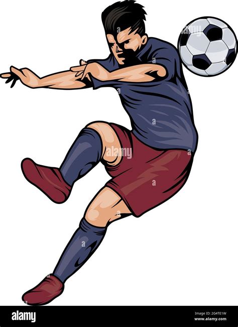 Soccer Sport Player Avatar Character Stock Vector Image Art Alamy