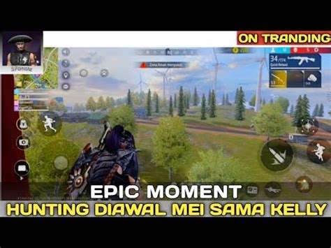 Free Fire BR SQUAD AWAL MEI PAKAI KARAKTER CEWEK LANGSUNG BOOYAH NO