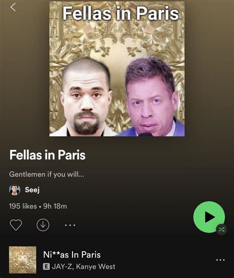 Fellas in Paris : r/weirdspotifyplaylists