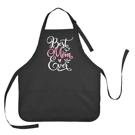 Best Mom Ever Apron Mothers Day Apron T For Mom Etsy