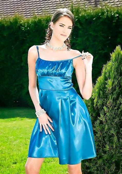 Satin dresses, Ladies gown, Dress