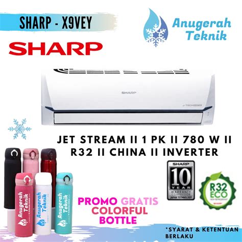 Jual Ac Split Sharp Pk Pk R Low Watt Thailand Inverter Ah X Vey