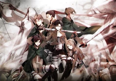 Attack On Titan Wallpaper Levi Squad