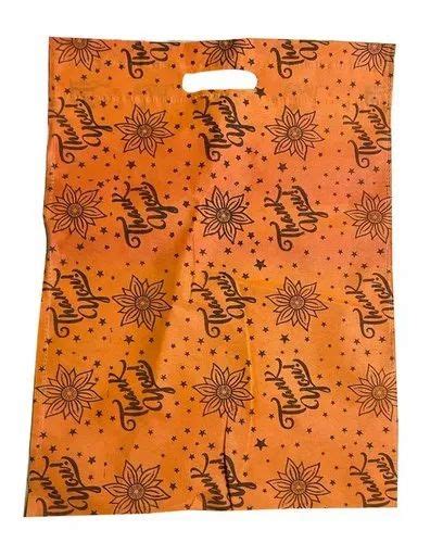 Handle Type D Cut Printed Non Woven Bag For Shopping At Rs