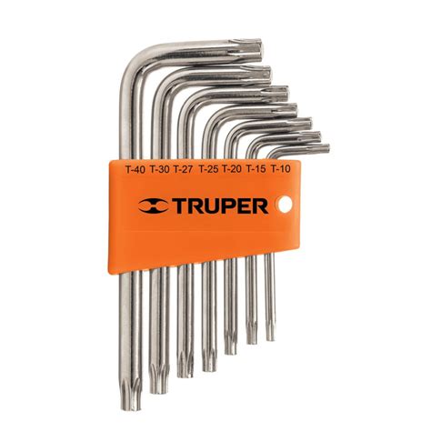 Torx C Juego De Llaves Torx Piezas Con Organizador Truper Diheresa