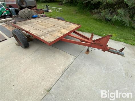 Custom Small Flatbed Trailer BigIron Auctions