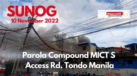 SUNOG Sa Parola Compound MICT S Access Rd Tondo Manila 10November2022