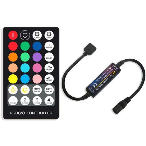 Contr Leur Rf Mini Bande Led Rgbw Contr Leur